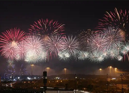 石屏县焰火晚会